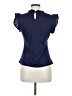 Mine Blue Short Sleeve Top Size M - photo 2