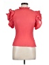 Haute Monde 100% Polyester Red Short Sleeve Turtleneck Size L - photo 1
