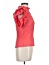 Haute Monde 100% Polyester Red Short Sleeve Turtleneck Size L - photo 4