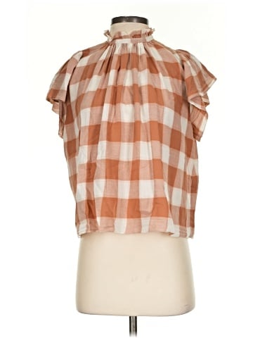 Birds of Paradis by Trovata Short Sleeve Blouse (view 1)
