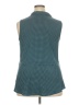 Dana Buchman 100% Polyester Teal Sleeveless Blouse Size XXL - photo 2