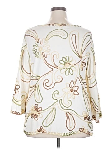 Lauren Michelle 3/4 Sleeve Blouse (view 2)
