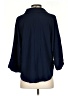 Zara 100% Polyester Blue 3/4 Sleeve Blouse Size S - photo 2