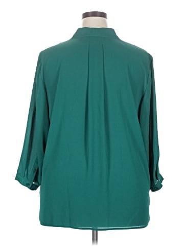Investments 3/4 Sleeve Blouse (view 2)