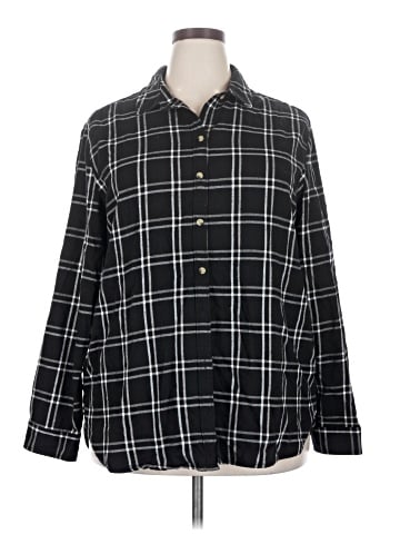 Jachs Girlfriend Long Sleeve Button-Down Shirt (view 1)
