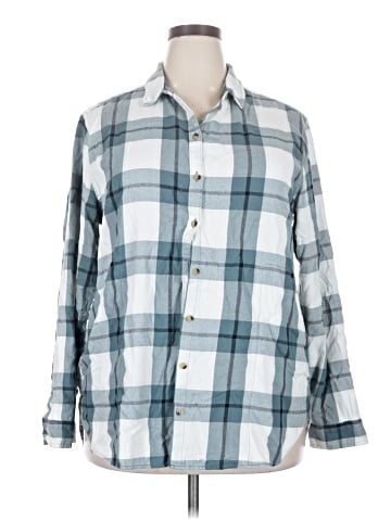 Jachs Girlfriend Long Sleeve Button-Down Shirt (view 1)