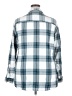 Jachs Girlfriend Plaid Teal Long Sleeve Button-Down Shirt Size XXL - photo 2