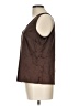 Tapemeasure Brown Sleeveless Blouse Size 12 - photo 5