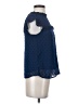 Monteau 100% Polyester Blue Sleeveless Blouse Size XL - photo 4