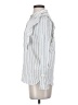 Club Monaco Stripes Ivory Long Sleeve Button-Down Shirt Size S - photo 5