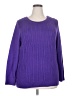 Talbots Purple Pullover Sweater Size 2X - photo 1