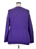 Talbots Purple Pullover Sweater Size 2X - photo 2