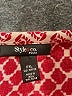 Style&Co 100% Rayon Hearts Red 3/4 Sleeve Button-Down Shirt Size XL (petite) - photo 7