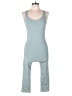 LACAUSA Solid Teal Jumpsuit Size L - photo 1
