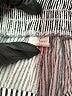 West Loop 100% Viscose Chevron-herringbone Gray Casual Pants Size L - photo 7