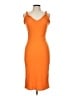 Zara Orange Cocktail Dress Size L - photo 1
