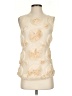 Baraschi Ivory Sleeveless Blouse Size XS - photo 1