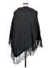 Karen Scott 100% Acrylic Gray Poncho Size 2X - photo 2