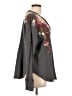 Johnny Was 100% Cotton Floral Gray Pullover Sweater Size L - photo 4