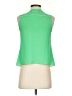 Naked Zebra 100% Polyester Green Sleeveless Blouse Size S - photo 2