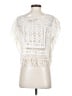 Zara Basic Ivory Short Sleeve Top Size S - photo 2