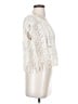 Zara Basic Ivory Short Sleeve Top Size S - photo 4