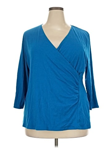 Soft Surroundings 3/4 Sleeve Top (view 1)