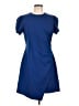 Donna Morgan Solid Blue Casual Dress Size 12 - photo 1