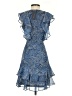 Tommy Hilfiger 100% Polyester Paisley Blue Cocktail Dress Size 4 (petite) - photo 2