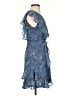 Tommy Hilfiger 100% Polyester Paisley Blue Cocktail Dress Size 4 (petite) - photo 4