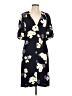 Lewit 100% Viscose Floral Black Casual Dress Size 10 - photo 1