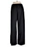 Ann Taylor 100% Polyester Solid Black Track Pants Size M - photo 2