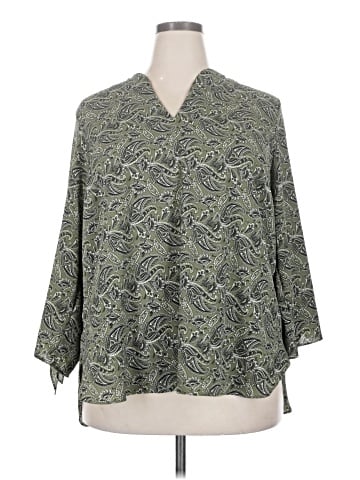 MICHAEL Michael Kors 3/4 Sleeve Blouse (view 1)