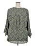 MICHAEL Michael Kors Green 3/4 Sleeve Blouse Size 2X - photo 2