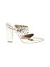 Charles by Charles David Metallic Ivory Heels Size 7 1/2 - photo 1