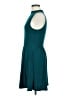 Everly Solid Teal Cocktail Dress Size M - photo 5