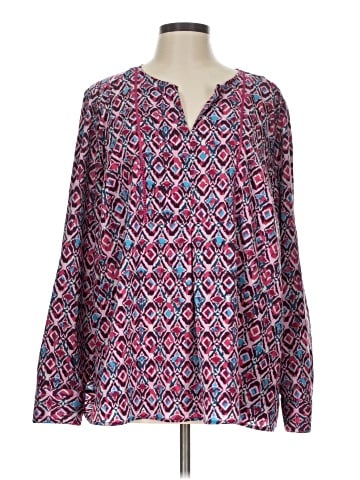 Lane Bryant Outlet Long Sleeve Blouse (view 1)