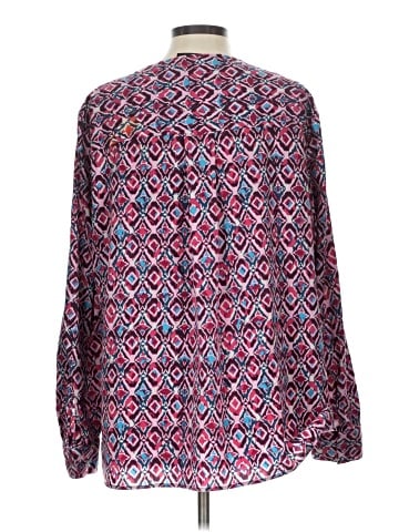 Lane Bryant Outlet Long Sleeve Blouse (view 2)