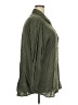 Sanctuary Stripes Green 3/4 Sleeve Button-Down Shirt Size 2X - photo 4