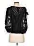 New Romantics Black 3/4 Sleeve Blouse Size XS - photo 2