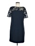 Ann Taylor 100% Polyester Blue Casual Dress Size 6 - photo 1