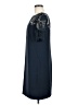 Ann Taylor 100% Polyester Blue Casual Dress Size 6 - photo 5