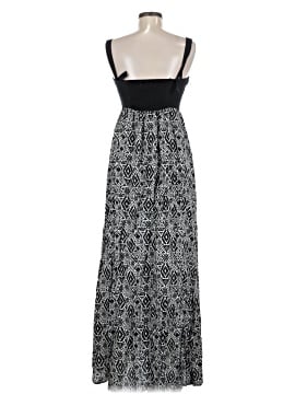 mudd maxi dress MUDD Maxi Dress Women's Size XL Black Floral Sleeveless Floral Criss Cross  Comfy
