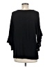 Cha Cha Vente Black 3/4 Sleeve Top Size M - photo 2