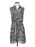 Mossimo 100% Polyester Print Gray Casual Dress Size XS - photo 1