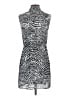 Mossimo 100% Polyester Print Gray Casual Dress Size XS - photo 2