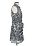 Mossimo 100% Polyester Print Gray Casual Dress Size XS - photo 4