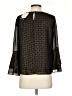Kasper 100% Polyester Black 3/4 Sleeve Blouse Size XS - photo 2