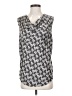 Halogen 100% Polyester Gray Sleeveless Blouse Size S - photo 1