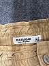 Pull&Bear Solid Yellow Khaki Shorts Size S - photo 3